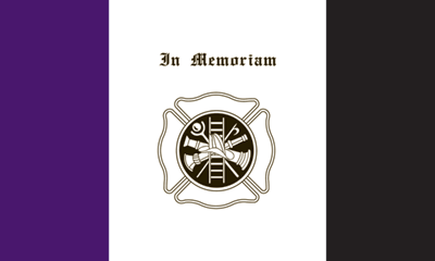 Fire Department Memoriam Flag